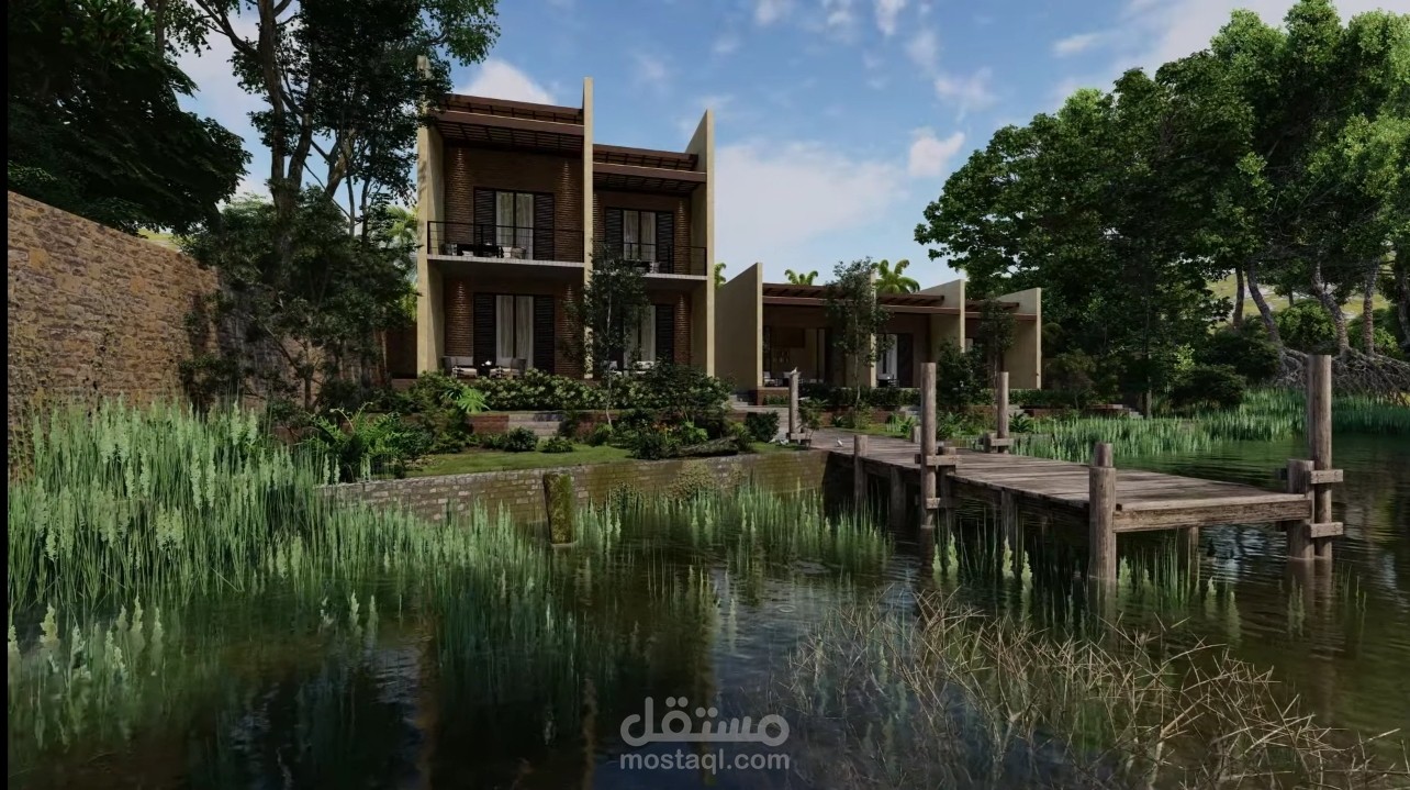منتجع بحيرة / lake resort