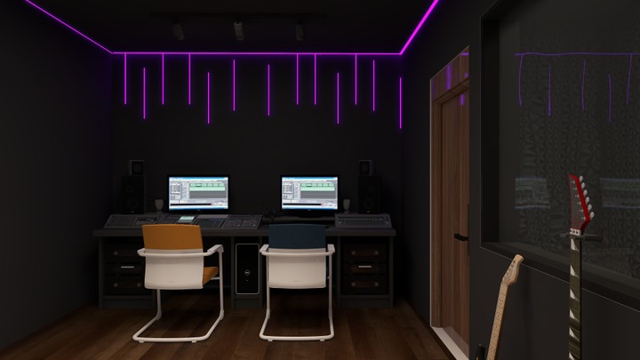 تصميم ستوديو تسجيل | Recording Studio