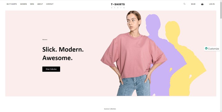 Elegant E-commerce Template with HTML, CSS, and JavaScript