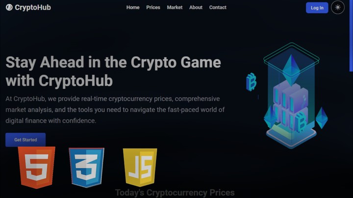 موقع لعرض العملات CryptoHub