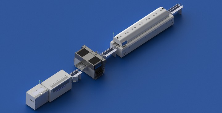 PCB Productionline 3D layout