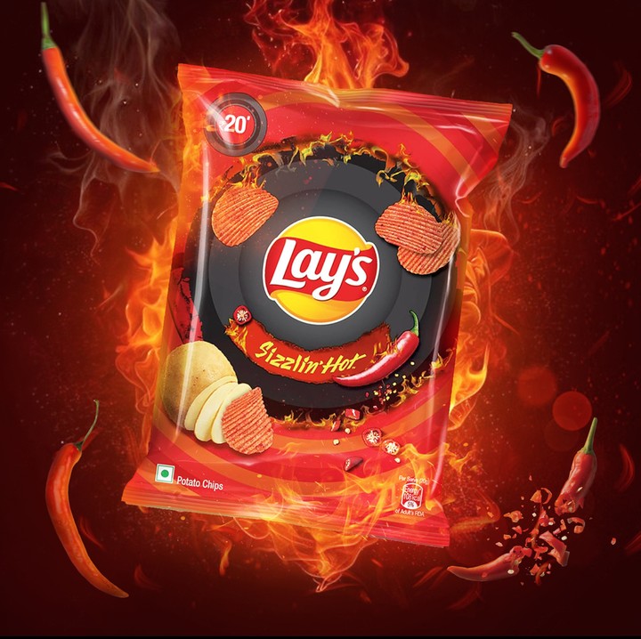 اعلان عن كيس Lays بنكهة الفلفل