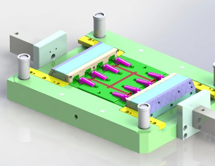 تصميم قالب حقن بلاستيك باستخدام برنامج Solidworks