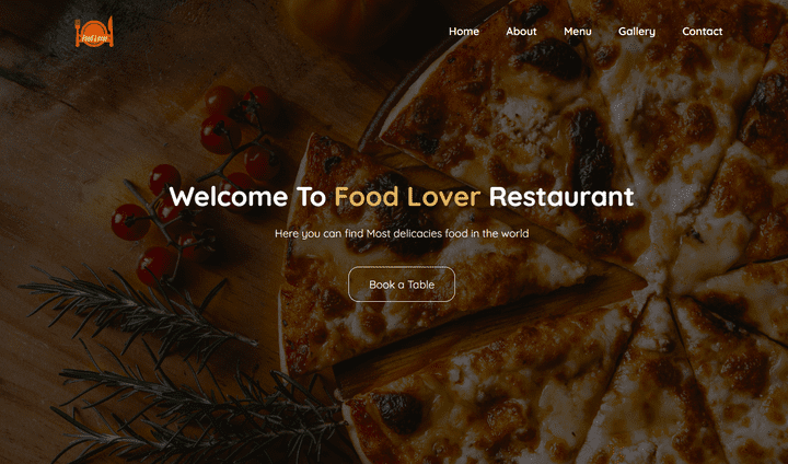 Restaurant Website