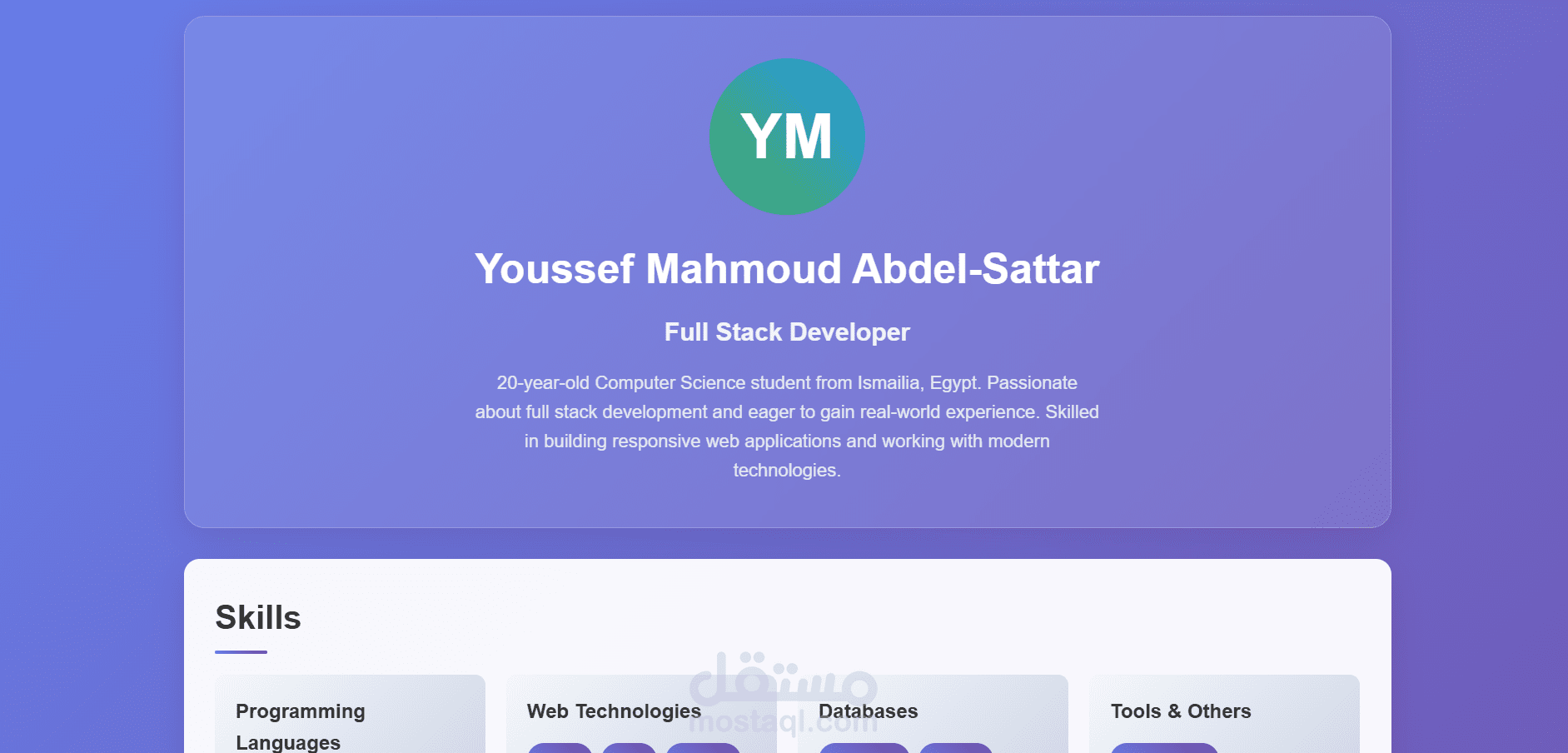 Personal portfolio