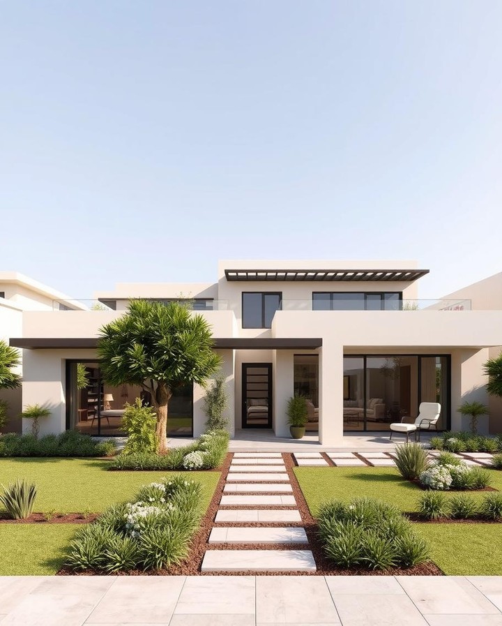 Modern Saudi Villa Design with Interior Gardens