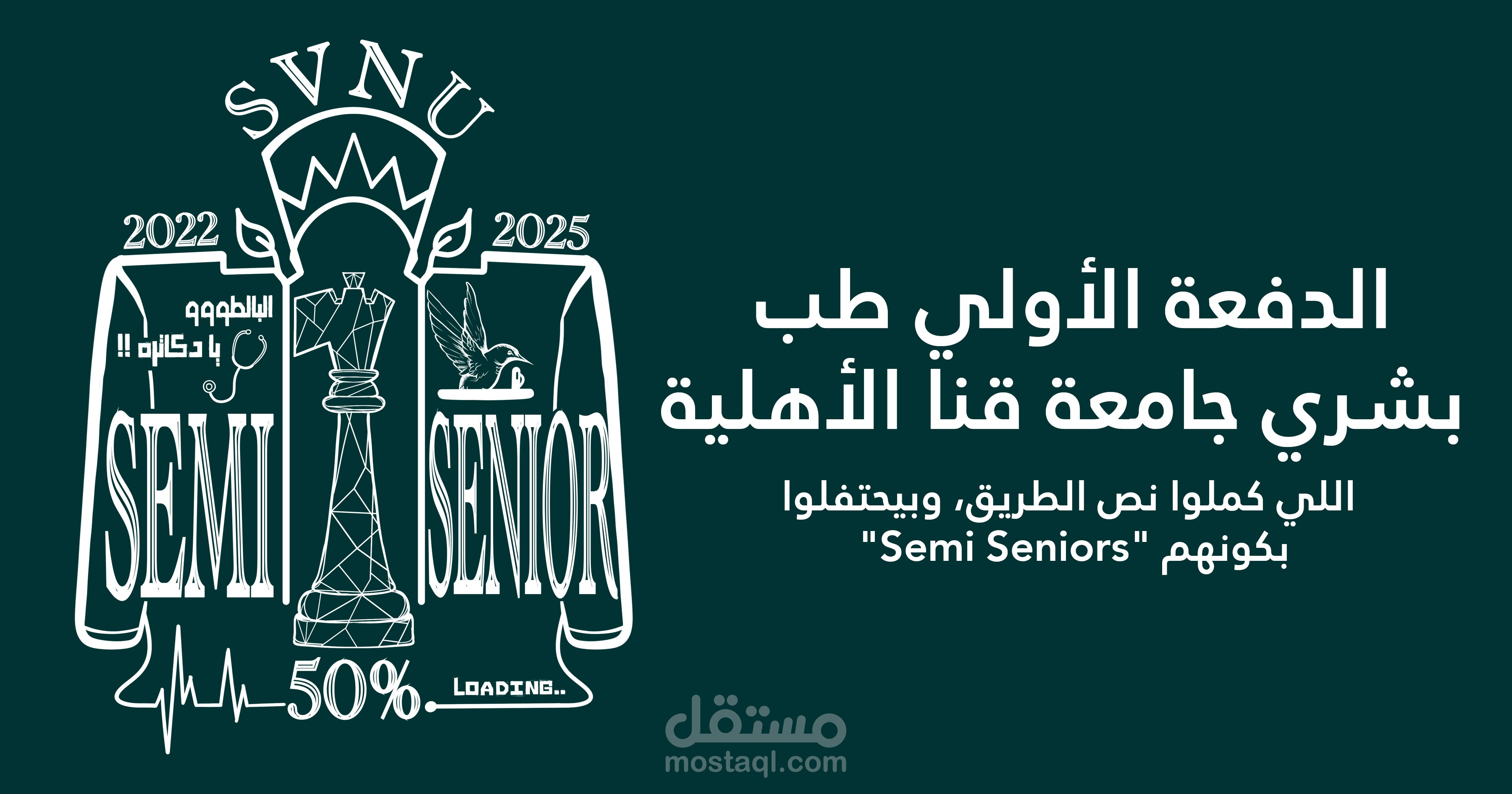 الدفعه الأولى لكلية طب بشري الجامعة الأهلية جنوب الوادي
