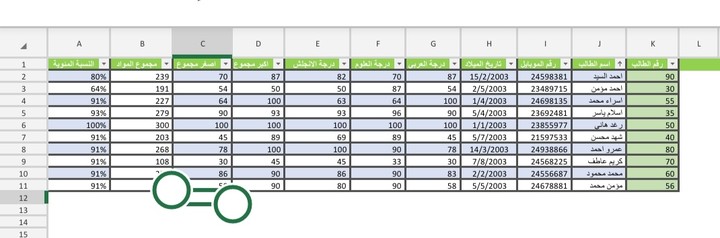 Excel - إدخال بيانات علي اكسيل