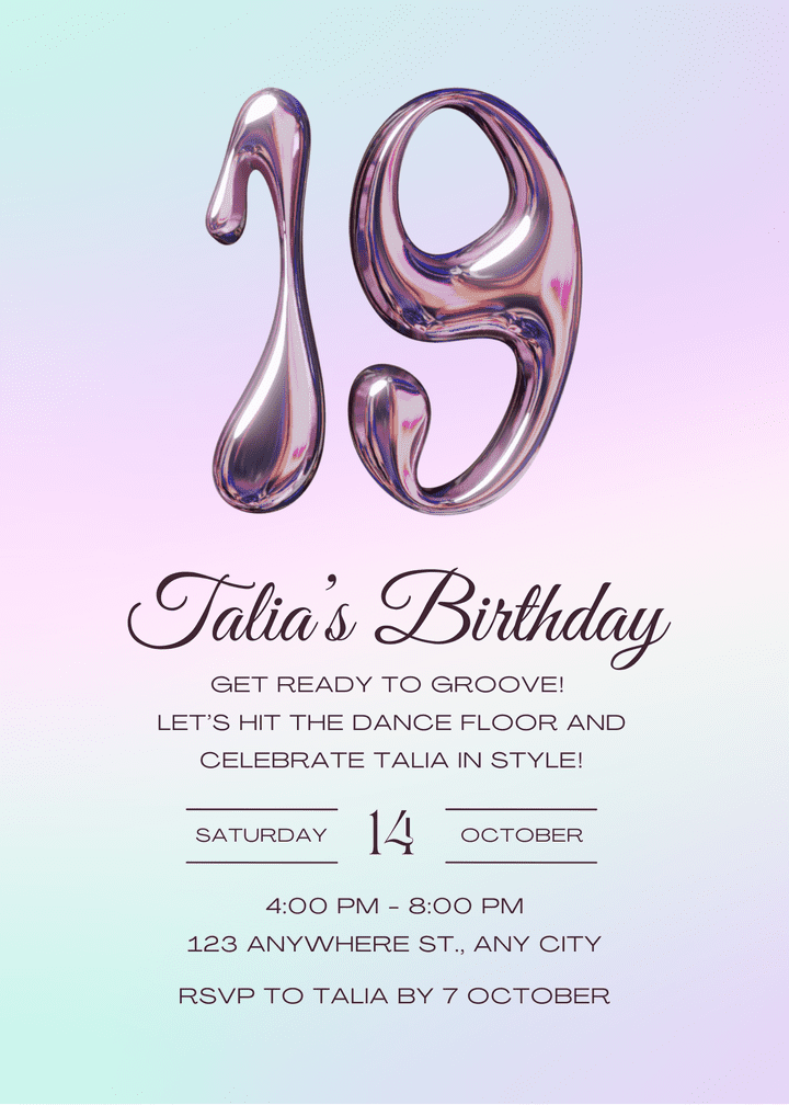 دعوة عيد ميلاد/birthday invitation