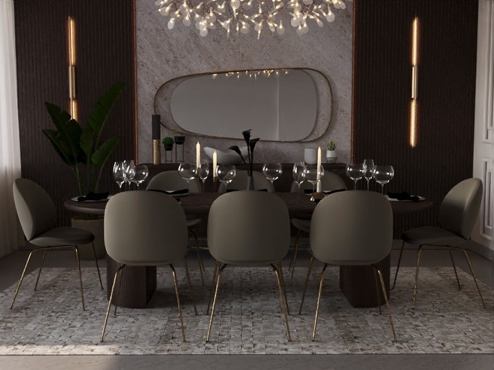 Modern dining room