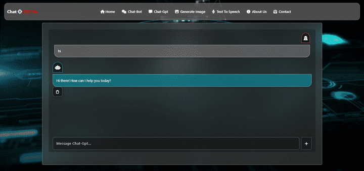 Chat IBI27A (AI) - منصة ذكاء اصطناعي متقدمة للتحدث، توليد الصور، وتحويل النص إلى كلام