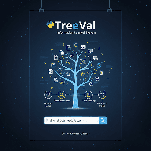 تطبيق TreeVal لاسترجاع المعلومات باستخدام Python Tkinter