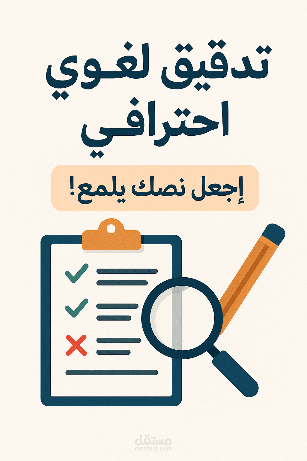 تدقيق لغوي احترافي للنصوص العربية – خالٍ من الأخطاء