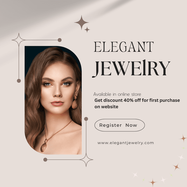 إعلان و بوستر ل Elegant Jewelry Store