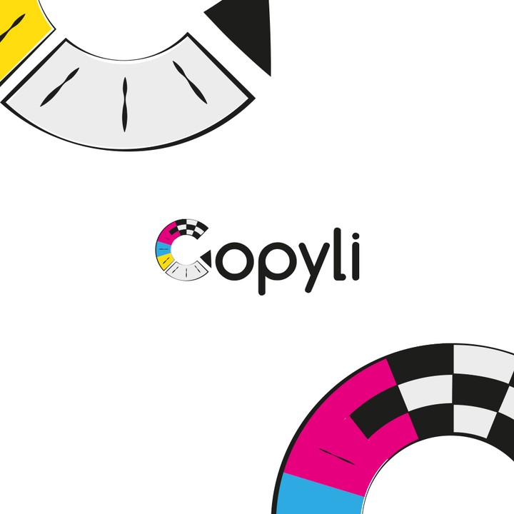 آخر أعمالي تصميم شعار (Logo Copyli)