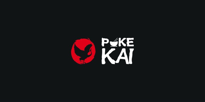 poke kai logo design