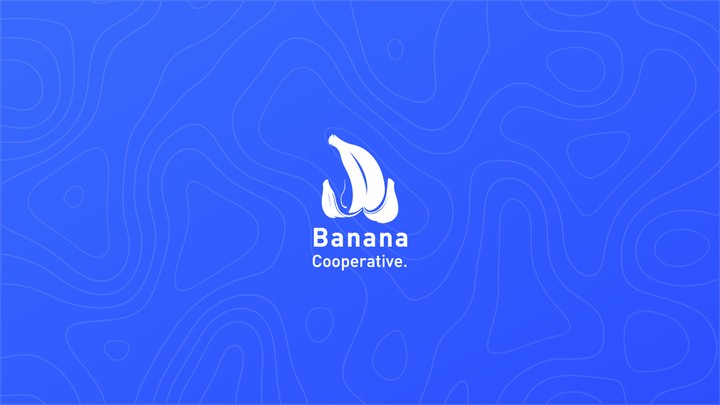 cooperative banana logo design