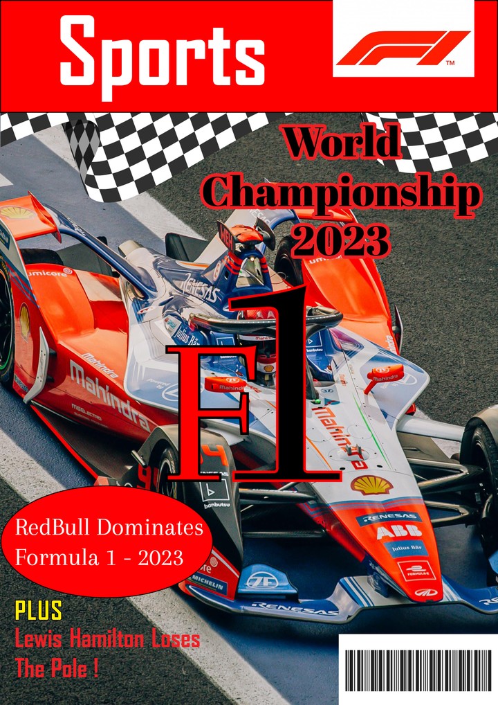 تصميم مجلة رياضية تخص )Formula 1(