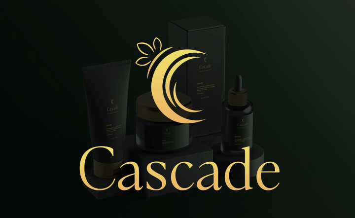 Logo design and brand identity for Skin care brand (Cascade)