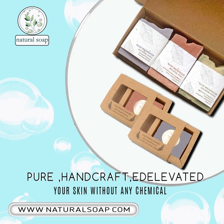 Natural soap social media desgin