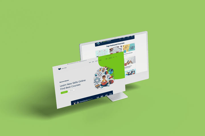Ux/Ui l موقع تعليمي "LearnHub"