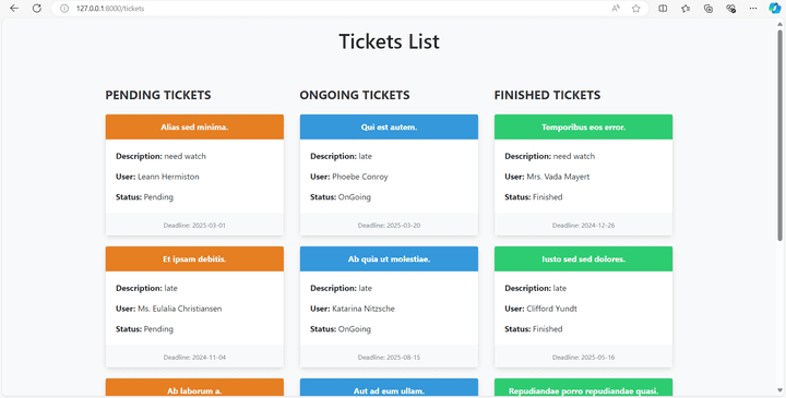 Ticketing system