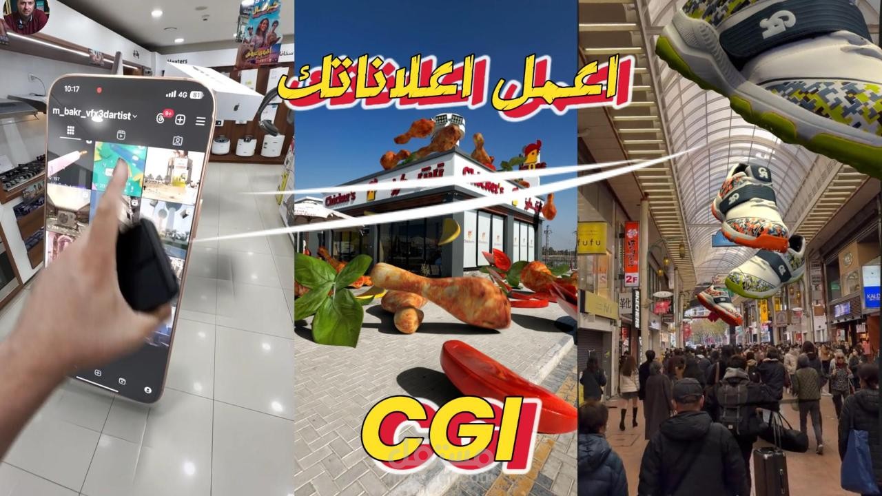 فيديو Showreel لأعمالي في مجال الـ CGI التجاري