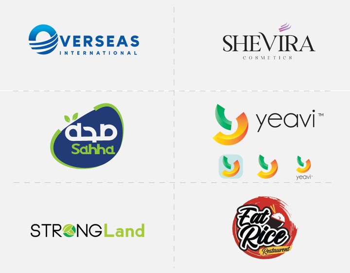 بعض من اللوغوهات logo designs