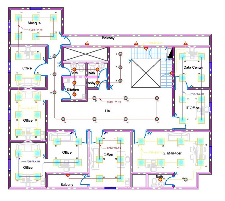 Lighting Shop Drawing Model