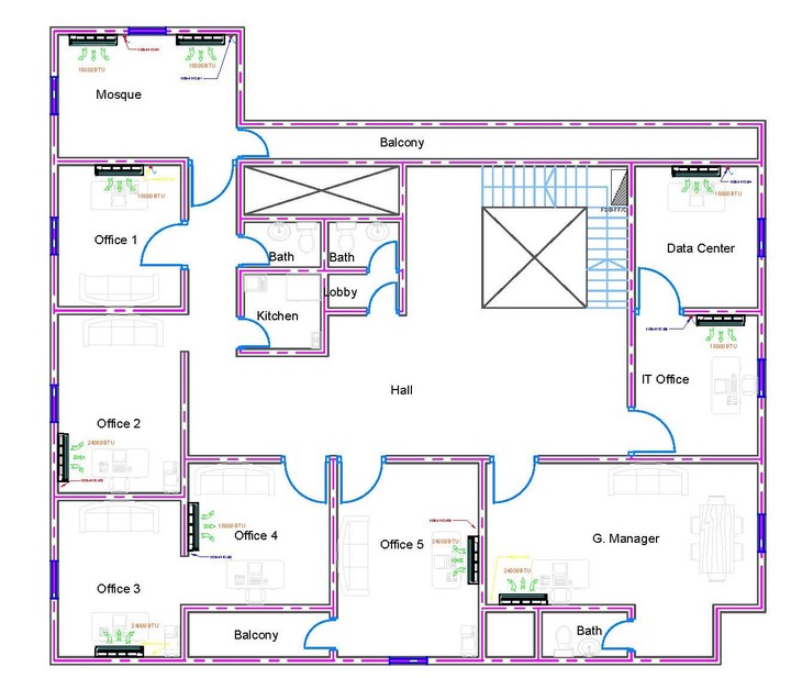 A/C Condition Shop Drawing Model