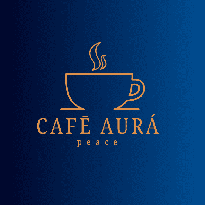 تصميم شعار لمقهى CAFĒ AURÁ