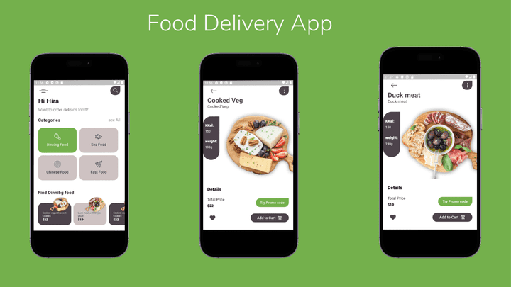 Food Delivery App -تطبيق توصيل الطعام