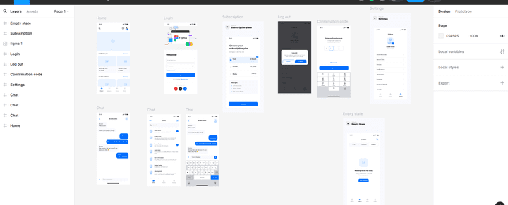 تصميم بواسطة figma