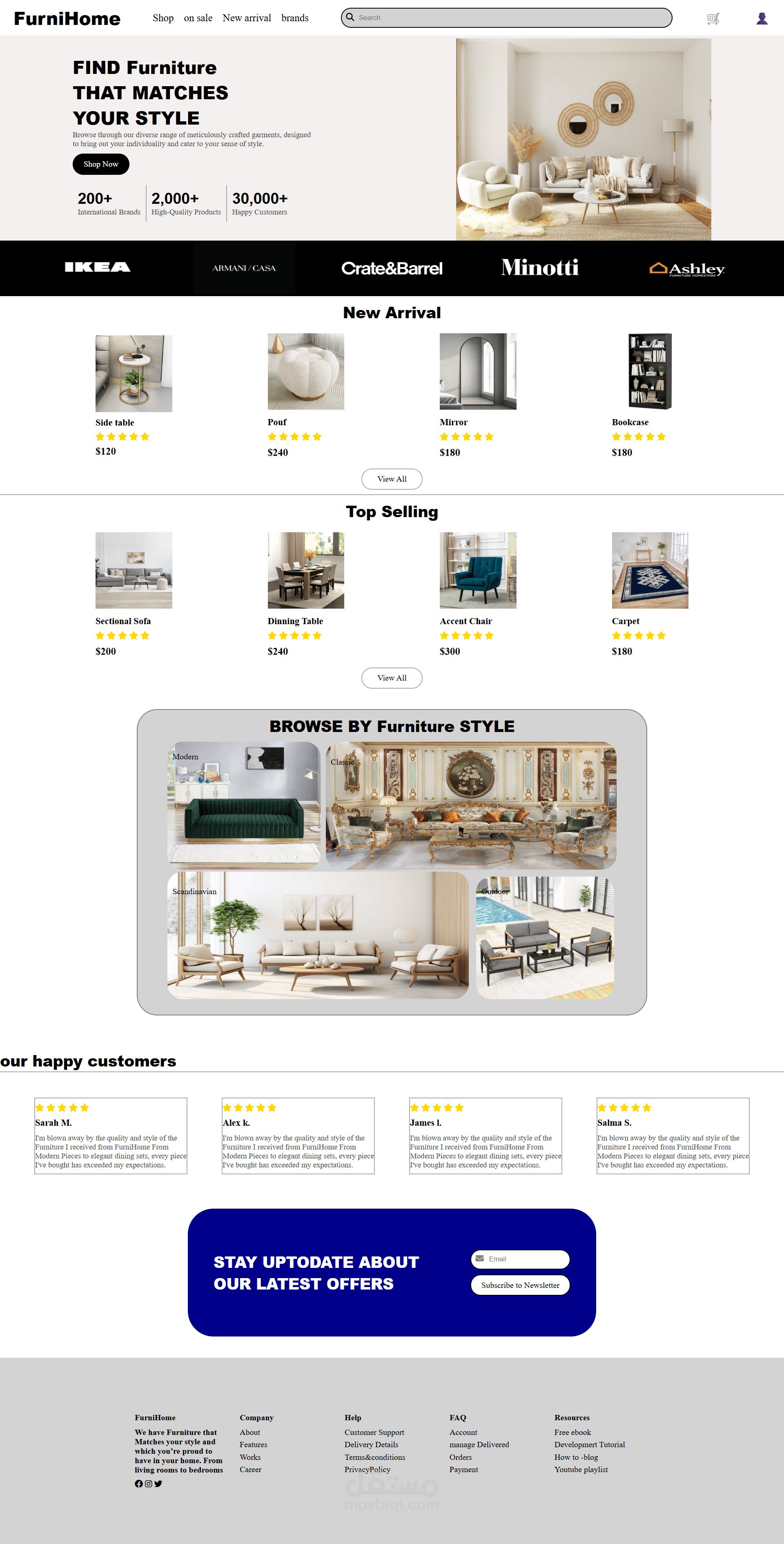 E-commerce for Furniture