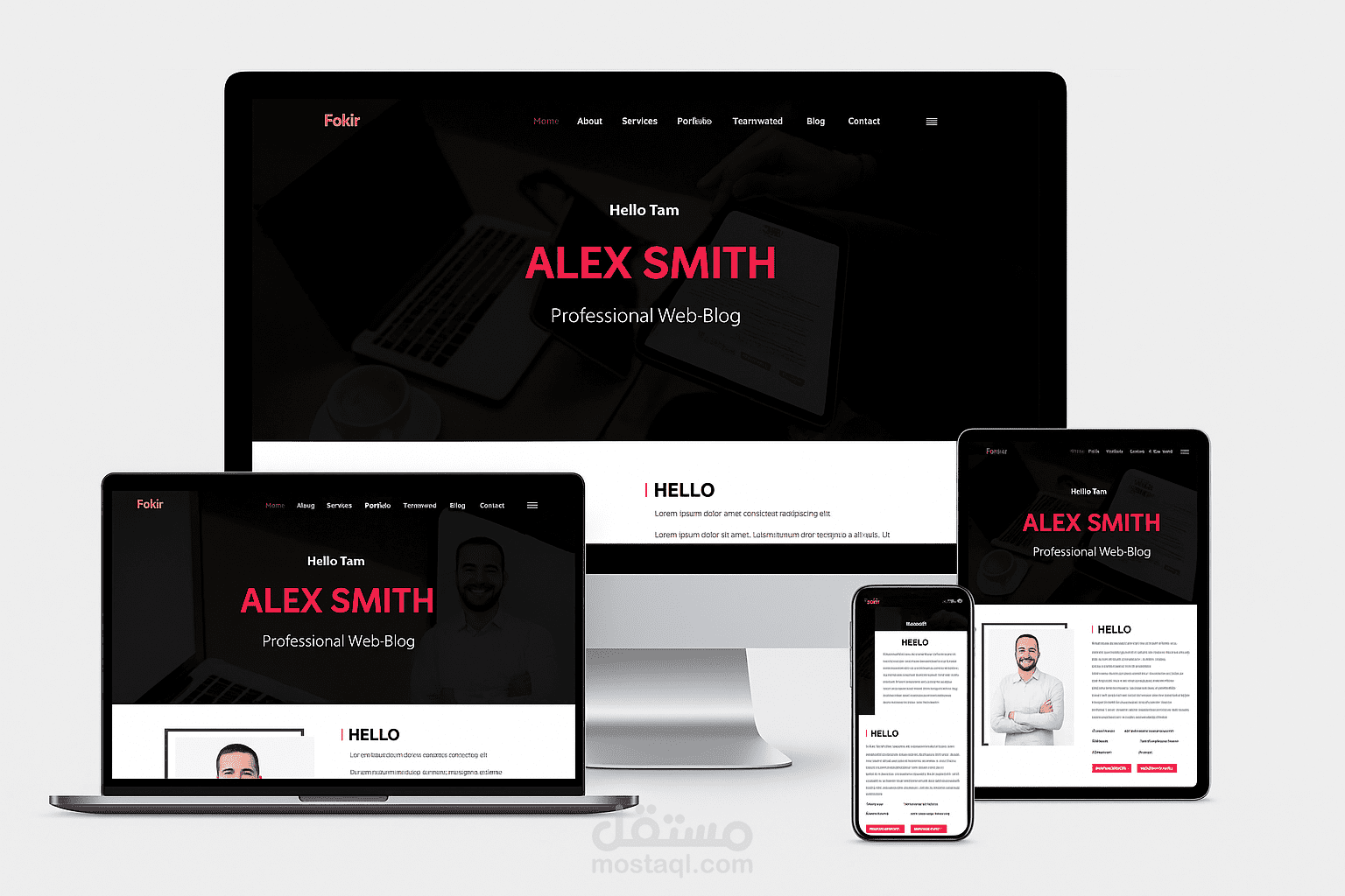 تصميم صفحات هبوط بشكل احترافي وجذاب Landing page