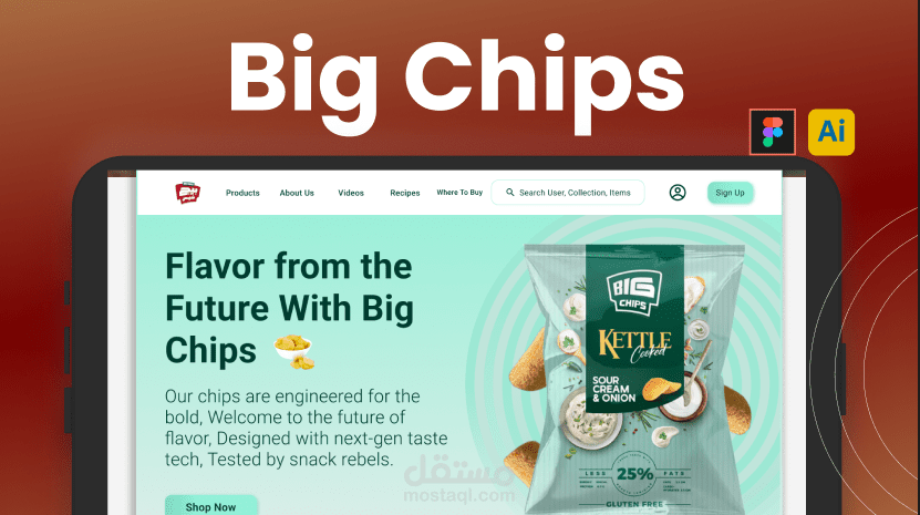 Big Chips —Landing Page (Case Study)