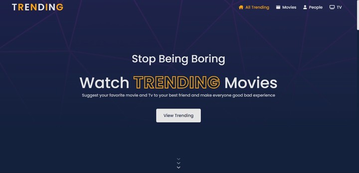 Trending Movies Web Application