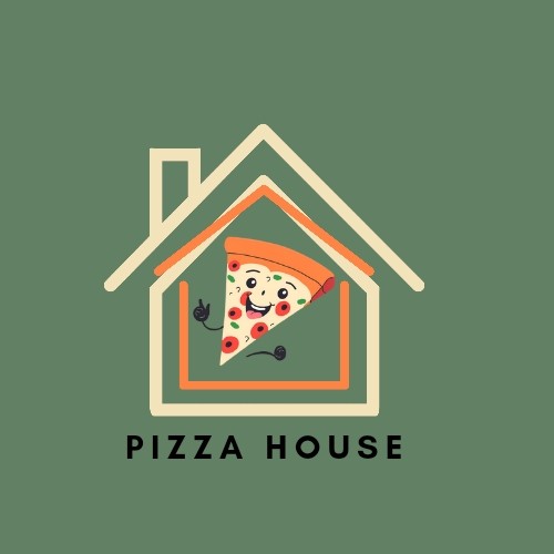 شعار لمطعم pizza house