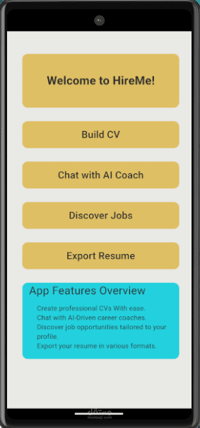 HireMe app