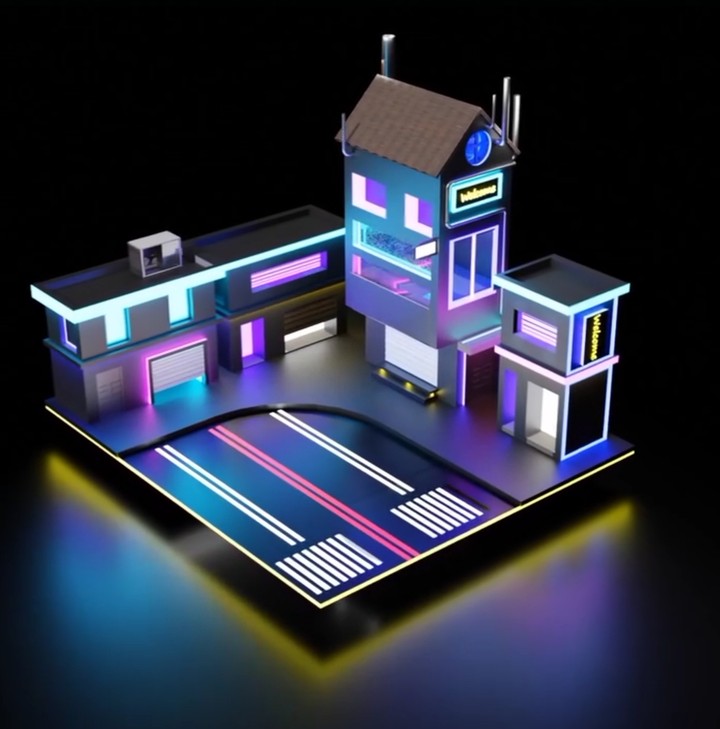 3d isometric art