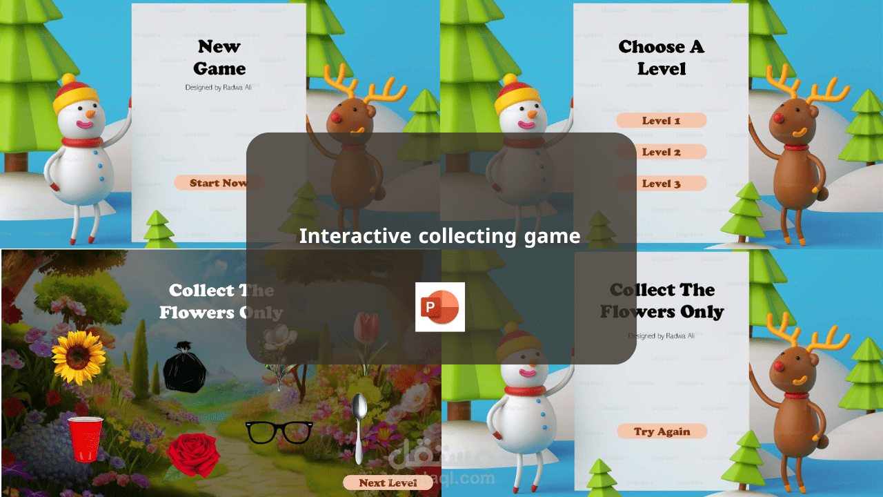 Explore & Collect: A Fun Interactive game for Kids with PPT .