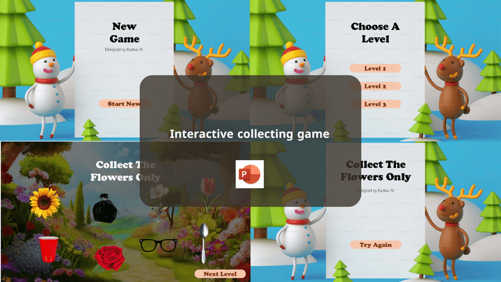 Explore & Collect: A Fun Interactive game for Kids with PPT .