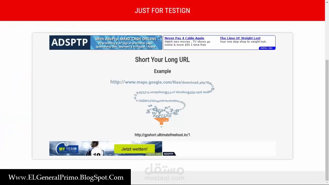 GP URL Shortener Script V1.0 - Tiny Script