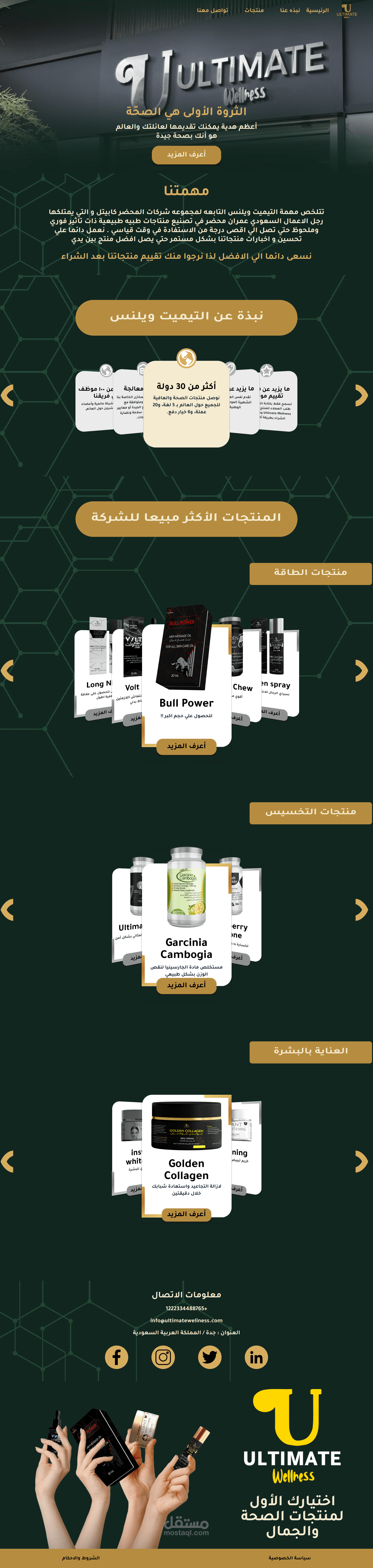 Landing Page - Company Homepage
