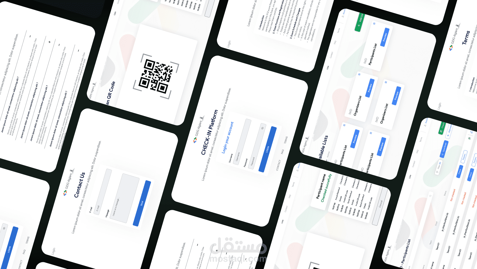 منصة تسجيل الحضور – حل رقمي لإدارة الفعاليات | GDG Algiers