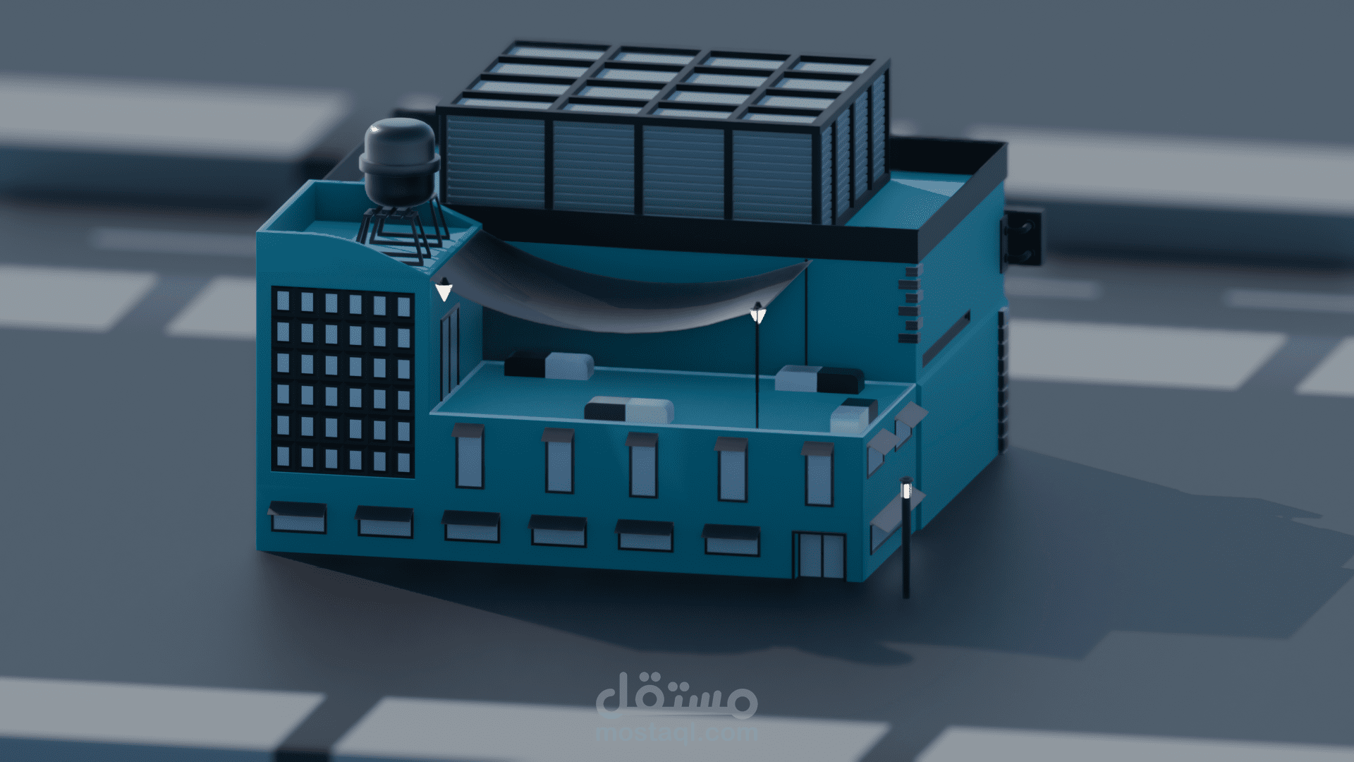 تصميم مصنع 3D