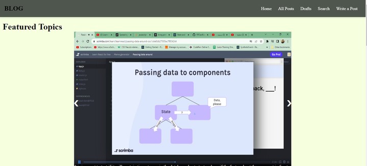 Full-stack Blog using MERN