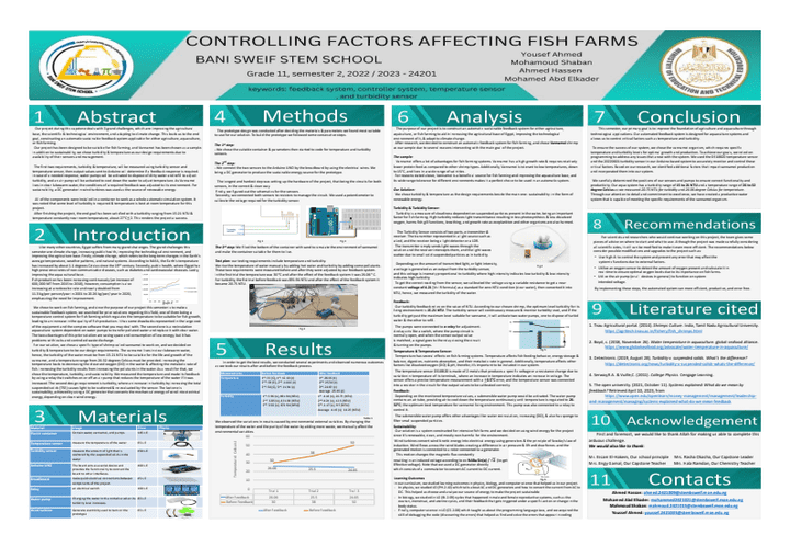 poster ( about autonomic fish farms)