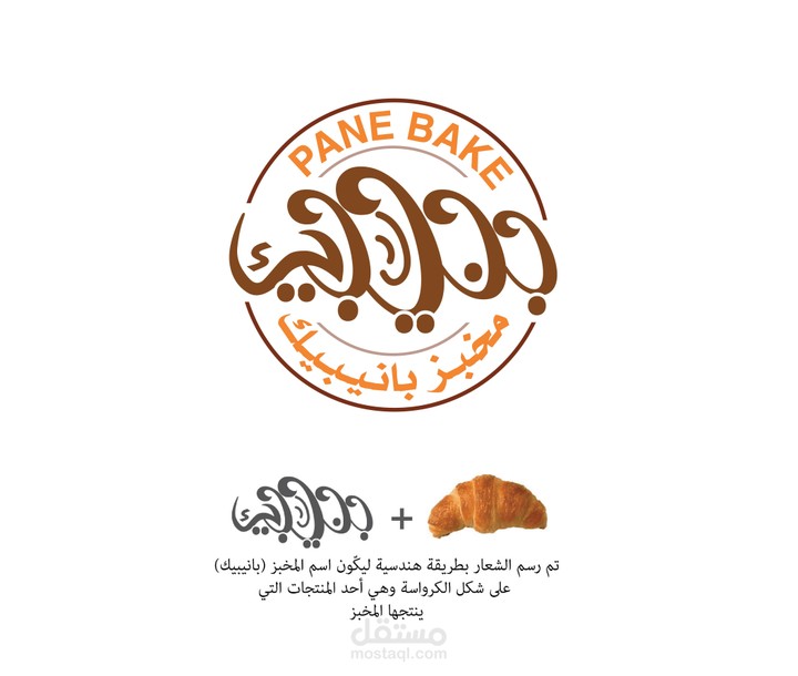 شعار وكرتونة مخبز بانيبيك