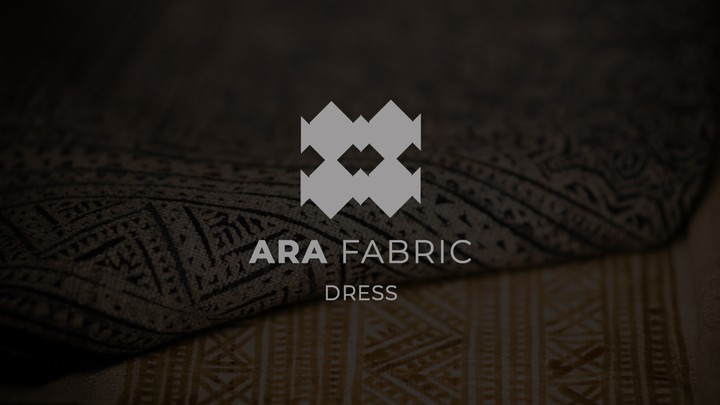 تصميم شعار احترافي لمحل Ara Fabric لبيع الأقمشة